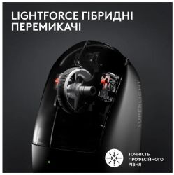  Logitech Pro X Superlight 2 Lightspeed Black (910-006630) -  2