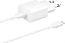    Samsung 15W Power Adapter Type-C+Cable - White (EP-T1510XWEGEU) -  1