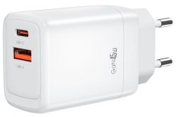 ��������� �������� ������� XO CE16 - 45W PD USB-C & 22.5W QC USB-A White (CE16_White)