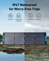 ������� ������ Anker Solix PS200 Solar Panel - 200W / 48V(4.17A) / MC4 / XT60 (A24360A1) - �������� 3