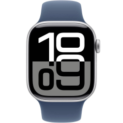 ����� �������� Apple Watch S10 GPS 46mm Silver Alum Denim Sp/b - M/L (MWWM3QH/A) - �������� 2