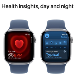 ����� �������� Apple Watch S10 GPS 46mm Silver Alum Denim Sp/b - M/L (MWWM3QH/A) - �������� 7