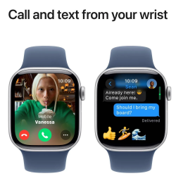 ����� �������� Apple Watch S10 GPS 46mm Silver Alum Denim Sp/b - M/L (MWWM3QH/A) - �������� 8