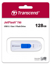 Flash Drive Transcend JetFlash 790 128GB USB 3.1 White (TS128GJF790W) - �������� 3