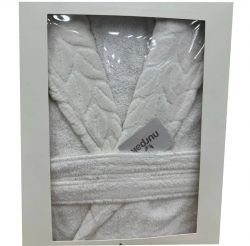 Халат Soho Leaves White L/XL (L/XL Leaves White) - Картинка 3