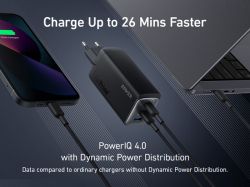 ��������� �������� ������� Anker PowerPort 737 GaNPrime - 120W 2xPD & 1xPIQ PPS/DPDS Black (A2148313) - �������� 2