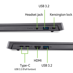 ������� Acer Aspire Go 15 AG15-51P-51TK (NX.J51EU.00H) Steel Gray - �������� 6