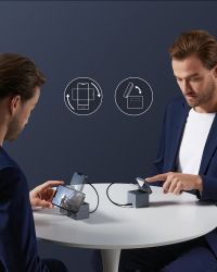 Беспроводное зарядное устройство Anker MagGo Wireless Charging Station 15W 3-in-1 Cube Black (Y1811G11) - Картинка 7