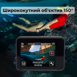 Экшн-камера AIRON ProCam 7 Black: Набор для блоггера 12 в 1 с аксессуарами (4822356754790) - Картинка 6