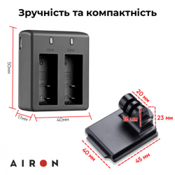 Экшн-камера AIRON ProCam 7 Black: Набор тактический с аксессуарами (4822356754801) - Картинка 5