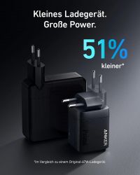 Сетевое зарядное устройство Anker GaNPrime Charger - 67W, 2xUSB-C PD & 1xUSB-A Black (A2669313) - Картинка 4