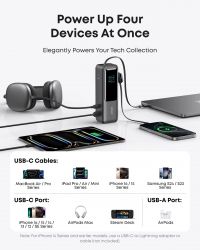 ����������� �������� ������� Anker 25000 mAh 165W PD Built-In Double USB-C Cables Black (A1695H11) - �������� 6
