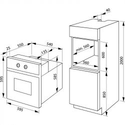 Електрична духова шафа + варильна поверхня Hansa FCGW68329 (058687) - Картинка 7