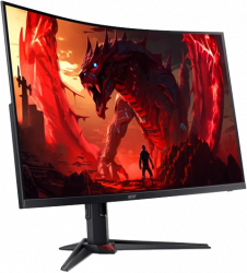 ���i��� 31.5" Acer XZ323QUZ1bmiiprx (UM.HX3EE.105) Black - �������� 2