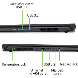 ������� Acer Nitro V 16 AI ANV16-42-R5L0 (NH.U1GEU.003) Shale Black - �������� 6