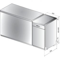 Посудомоечная машина Hotpoint Ariston HSFO 3T235 WC X (869991615460) - Картинка 4