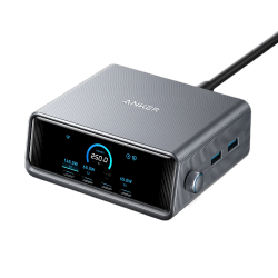 ������� �������� ���������� Anker GaNPrime Charger - 250W, 4xUSB-C PD & 2xUSB-A Black (A2345341)