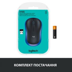 Мышь Logitech Wireless Mouse M185 BLUE - EWR2 (910-002236) - Картинка 6