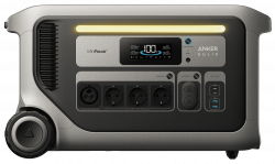 ���������� ������� ������� Anker Solix F3000 - 3072Wh/AC 3600W/100W 2xPD/2xUSB/2xCar/MPPT (A1782311)