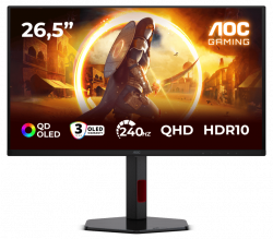 ���i��� 26.5" AOC Q27G4ZDR Black/Red