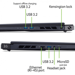 ������� Acer Predator Helios 16 AI PH16-73-954X (NH.QW2EU.001) Abyssal Black - �������� 5
