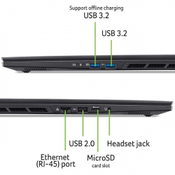 ������� Acer Nitro 16S AI AN16S-61-R7E1 (NH.U07EU.003) Obsidian Black - �������� 12