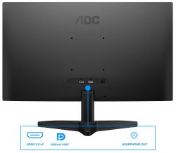 Монитор 23.8" AOC Q24B36X Black - Картинка 6