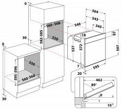 ������������� ������� ���� Whirlpool WOI4S8HM1SXA  (859991685150) - �������� 5