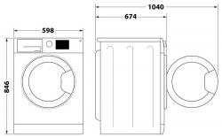 ��������� ������� Whirlpool WP B9X WBS UA  (859991735670) - �������� 2