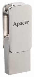 Flash Drive Apacer AH181 128GB Type-C Mobile USB 3.2 Silver (AP128GAH181S-1)