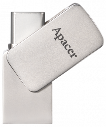 Flash Drive Apacer AH181 128GB Type-C Mobile USB 3.2 Silver (AP128GAH181S-1) - �������� 3