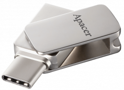Flash Drive Apacer AH181 128GB Type-C Mobile USB 3.2 Silver (AP128GAH181S-1) - �������� 2