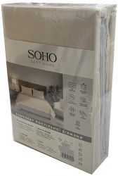Комплект постельного белья Soho Семейный 150х200 см Beige/Light gray (PATTERN 19-F) - Картинка 3