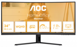 ���i��� 34" AOC CU34B3E Black