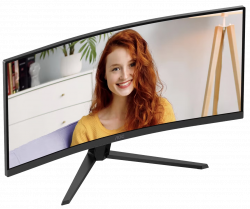 Монiтор 34" AOC CU34B3E Black - Картинка 3