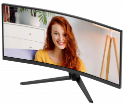 Монiтор 34" AOC CU34B3E Black - Картинка 9