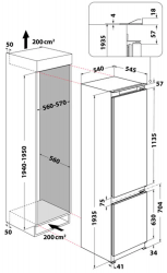 Вбудований холодильник Холодильник Whirlpool WHC20D023B1 SF (859991677500) - Картинка 9