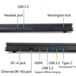 ������� Acer Nitro V 15 ANV15-52-520S (NH.QZ7EU.014) Obsidian Black - �������� 11