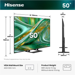 LED-телевізор Hisense 50E8S (20018784) - Картинка 2