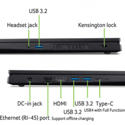 ������� Acer Nitro V 15 ANV15-A31-R7B0 (NH.U3QEU.00A) Obsidian Black - �������� 10