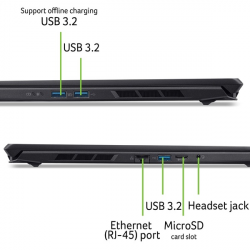 ������� Acer Nitro V 16S ANV16S-71-5024 (NH.U27EU.009) Obsidian Black - �������� 7