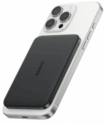 ����������� �������� ���������� Anker Nano - 5000 mAh Qi2 15W MagGo Slim Black (A1665H11)