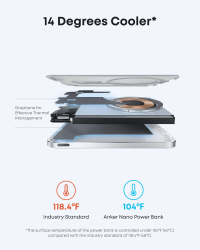 ��� Anker Nano 5000 mAh Qi2 15W MagGo Slim White (A1665H21) - �������� 3