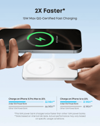 ��� Anker Nano 5000 mAh Qi2 15W MagGo Slim White (A1665H21) - �������� 6