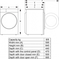 Пральна машина автоматична Hisense WF5I8043BWF (20015293) - Картинка 12