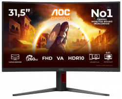 ������� 31.5" AOC C32G4Z Black/Red