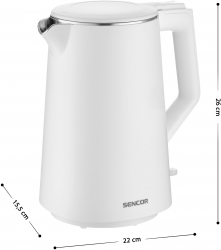 Електрочайник Sencor SWK 0550WH (41023906) - Картинка 2