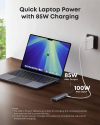 USB-Хаб Anker Nano USB-C Hub 7-in-1 Black (A83D2HA1) - Картинка 6
