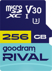 ����� ������ MicroSDXC 256GB UHS-I/U3 Class 10 Goodram + SD-adapter R100/W70MB/s + SD-adapter (GGSM3AA-2560R12)