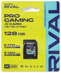 Карта пам'яті Карта пам`яті MicroSDXC 64GB UHS-I/U3 Class 10 Goodram + SD-adapter R170/W120MB/s + SD-adapter (GGSM2AA-0640R12) - Картинка 2